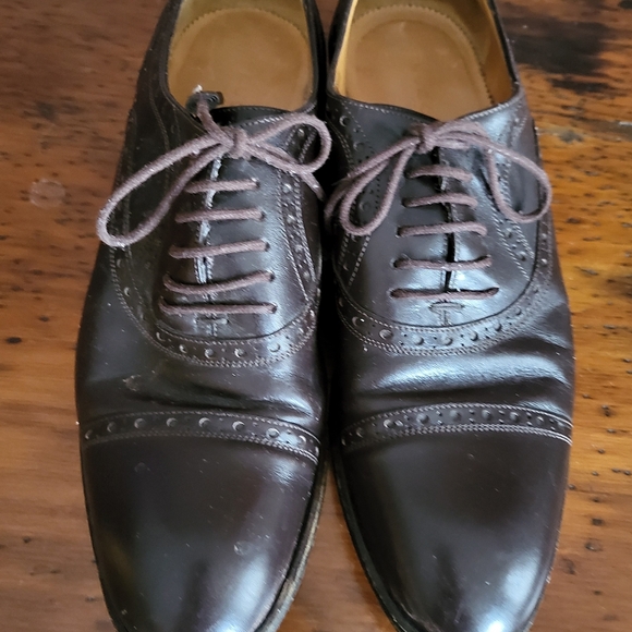 💥 Gucci brown brogue shoes 37.5 - Picture 13 of 14